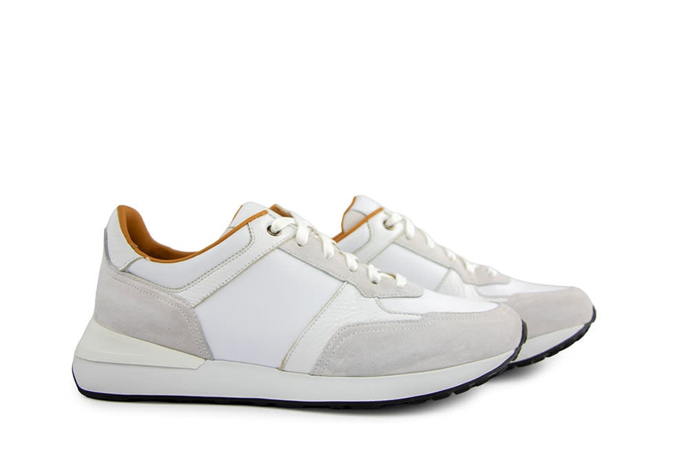 Magnanni Sneaker White Crosta Rugo Bowen