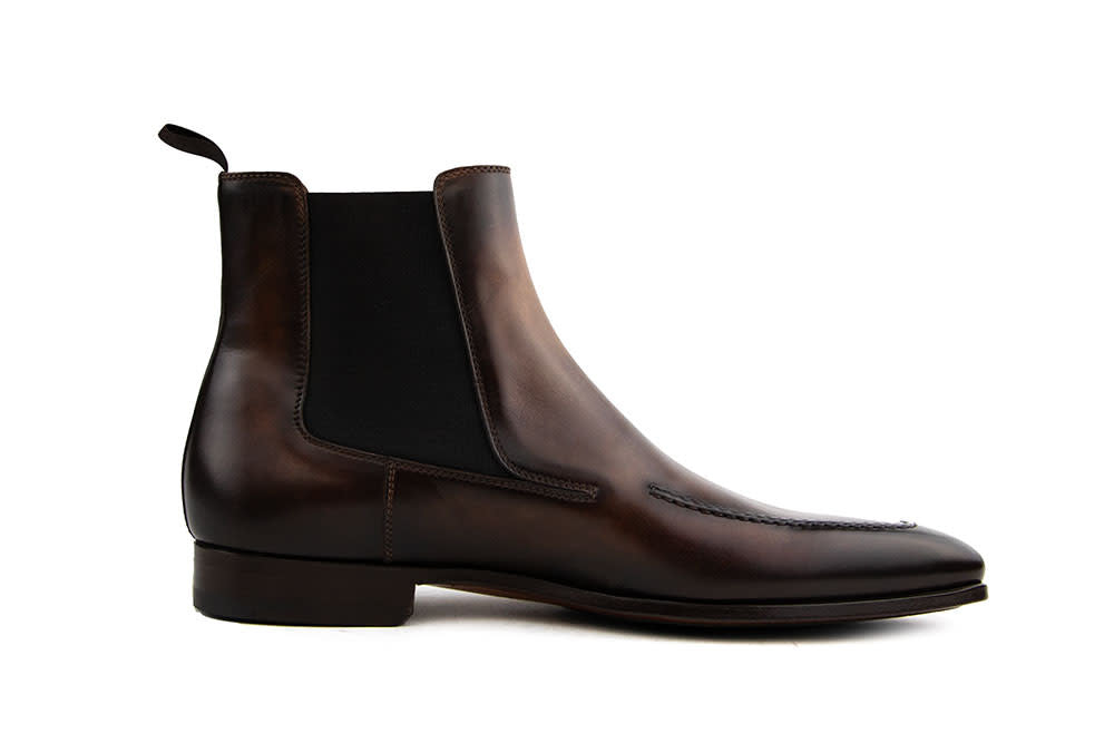 Magnanni Chelsea Boots Tabaco Brown Wind