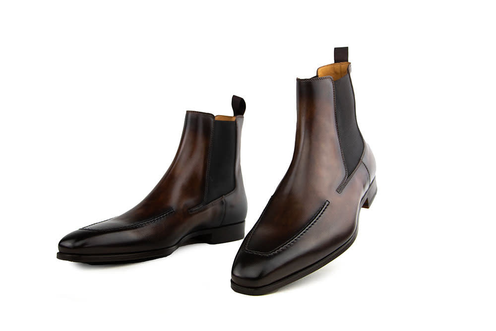 Magnanni Chelsea Boots Tabaco Brown Wind
