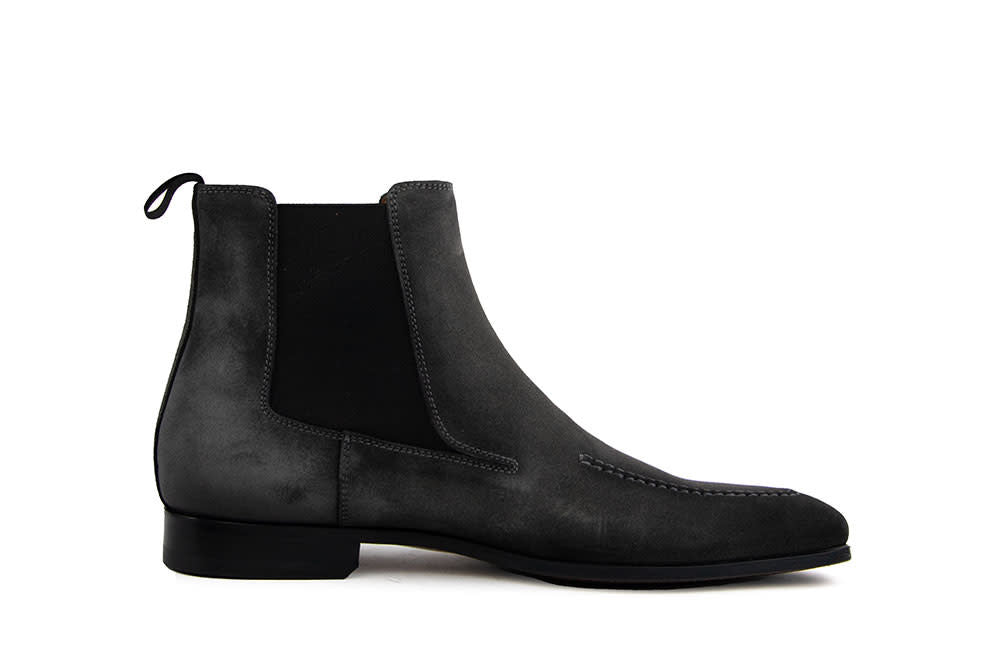 Magnanni Chelsea Boots Grey Black Crostidifu