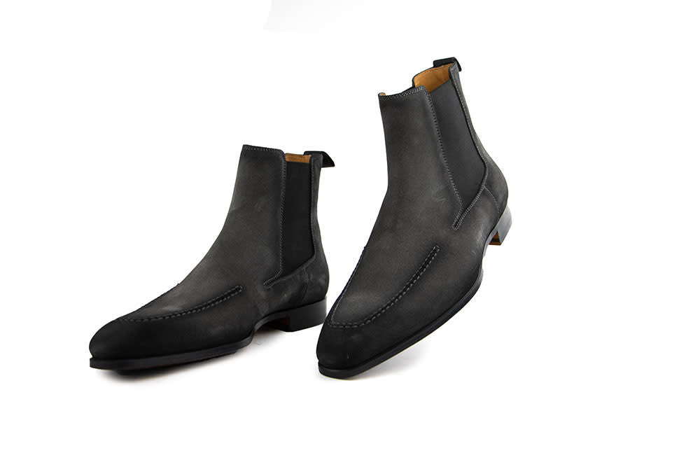 Magnanni Chelsea Boots Grey Black Crostidifu