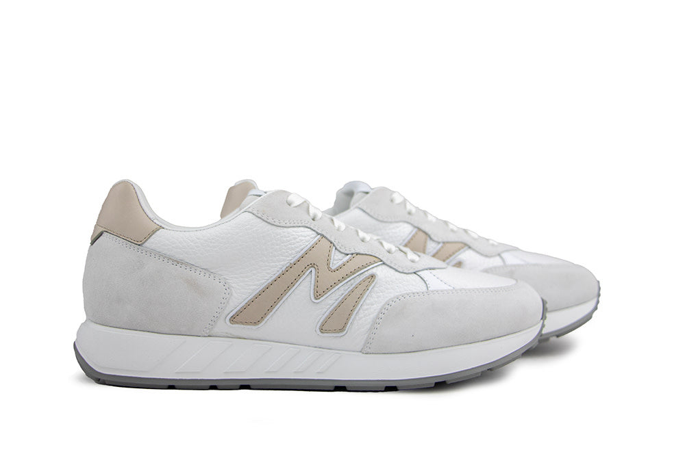 Magnanni Sneaker Yoki White Crosta Rugo
