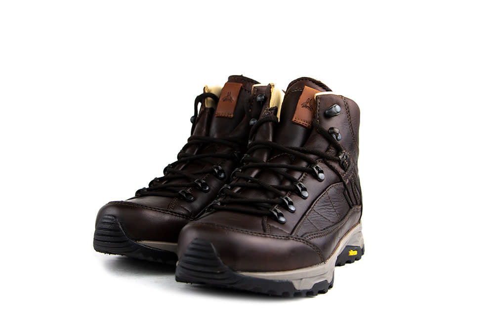 Meindl Hoge Veterschoenen Donkerbruin Chiasso Identity
