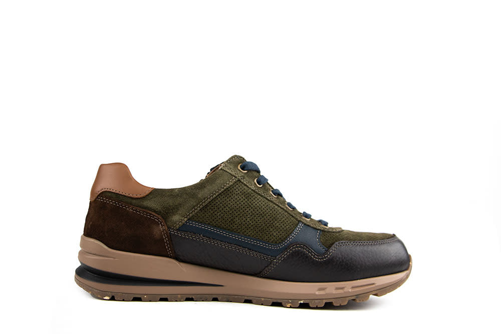 Mephisto Sneaker Bradley Dark Brown Combi