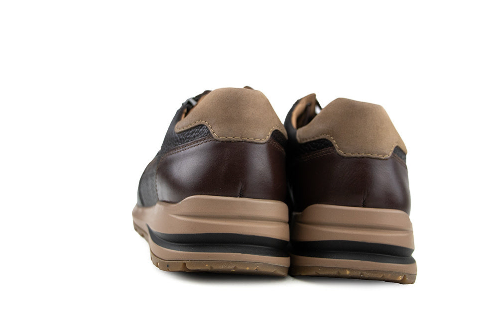 Mephisto Sneaker Bradley Dark Brown Grey