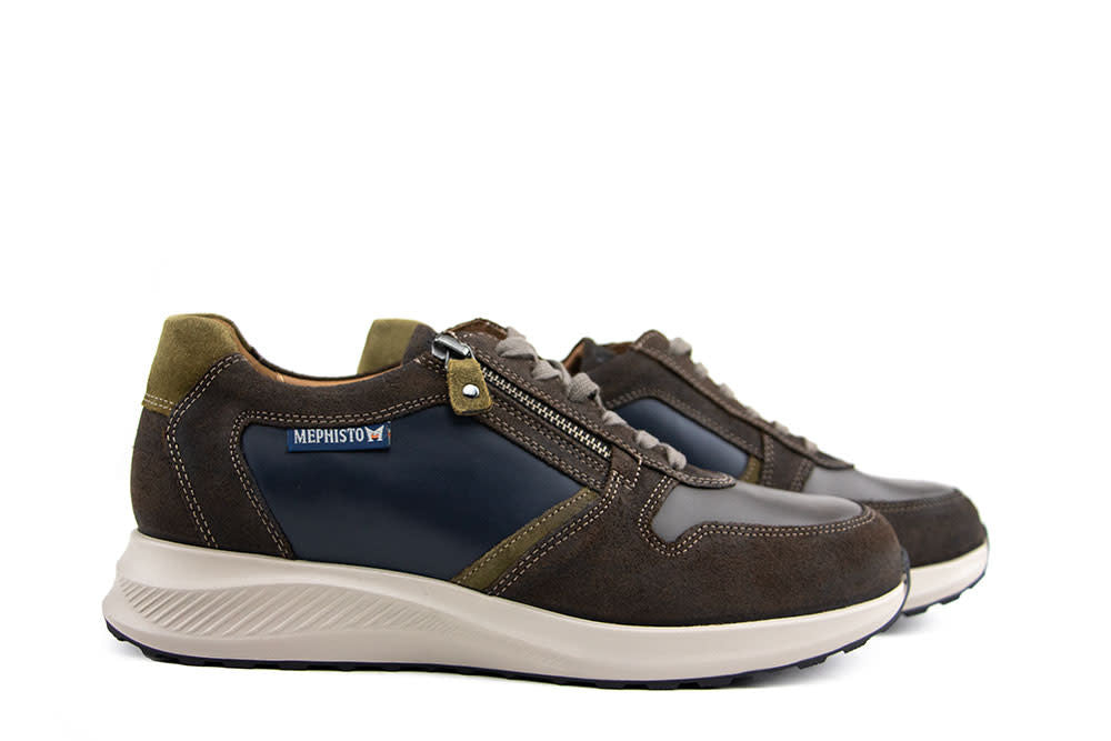 Mephisto Sneaker Dino Walnut Old Velours