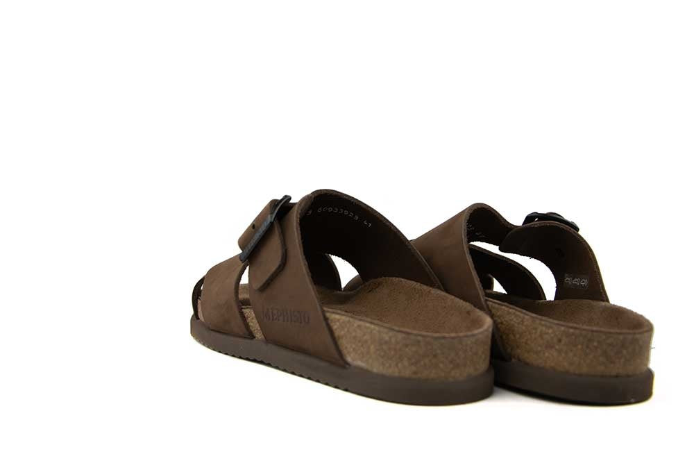 Mephisto Slipper Nordine Dark Brown Scratch