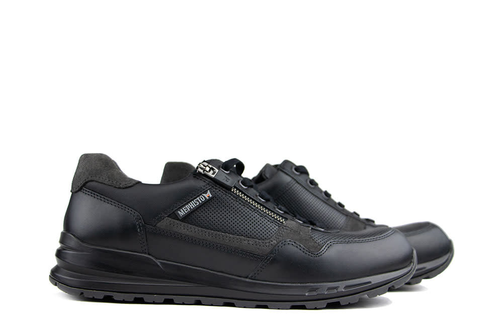 Mephisto Sneaker Bradley Randy Black Old Velours