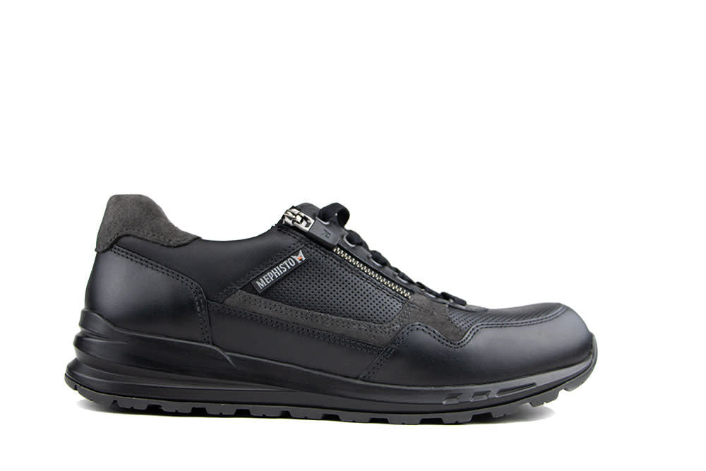 Mephisto Sneaker Bradley Randy Black Old Velours