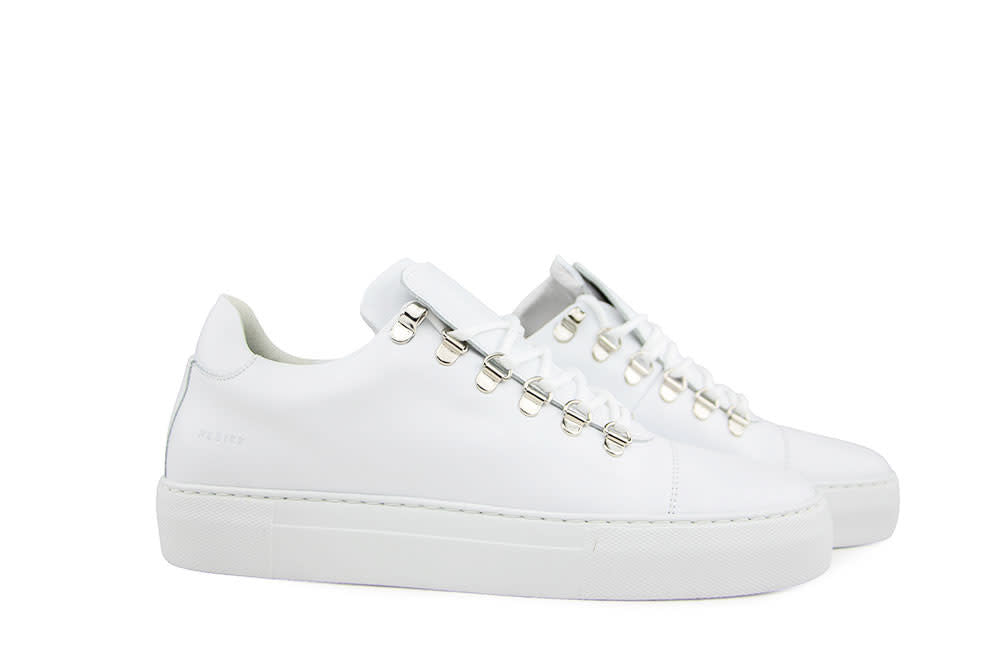 Nubikk Jagger Classic White Leather Silver