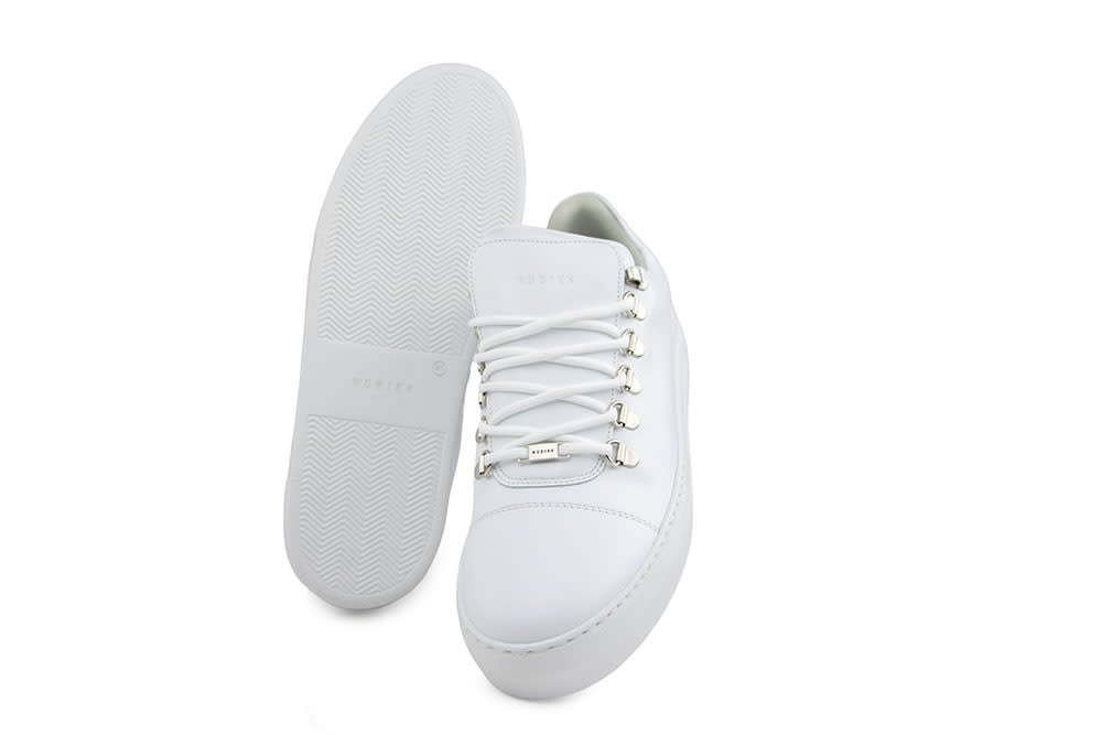 Nubikk Jagger Classic White Leather Silver