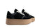 Nubikk Bayou Platform Black Combi Mocca