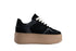 Nubikk Bayou Platform Black Combi Mocca