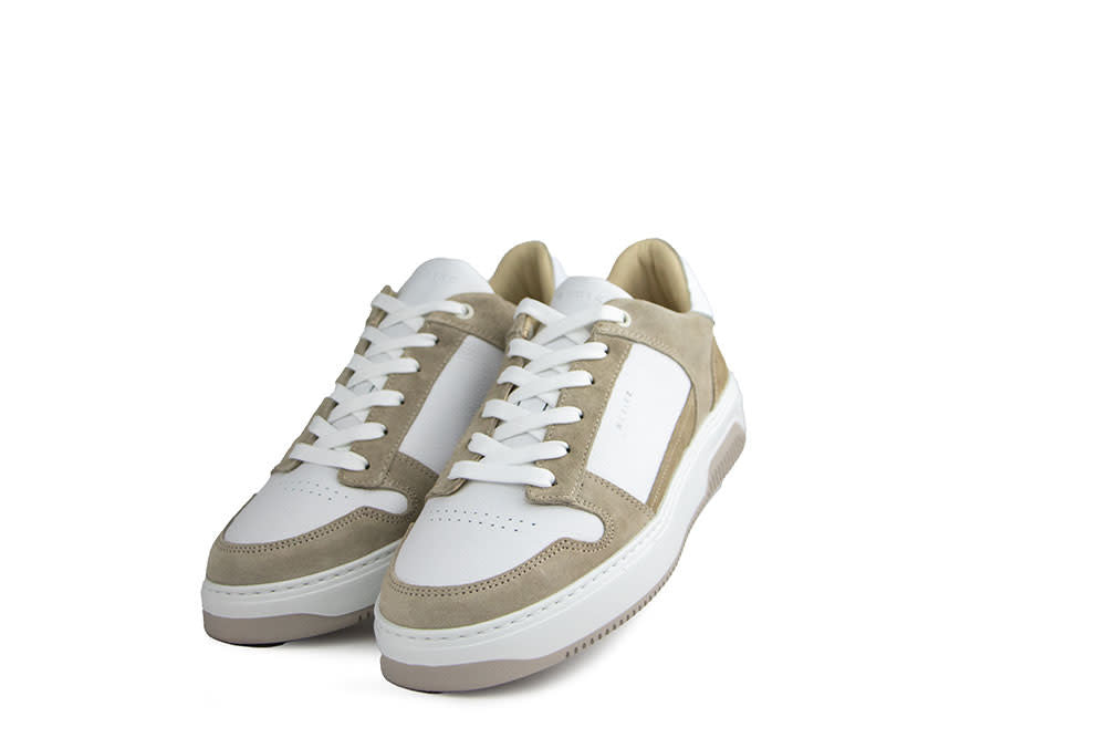 Nubikk Basket Court White Leather Mist