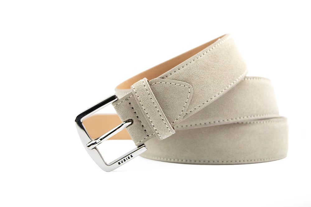 Nubikk James Belt Mist Suede