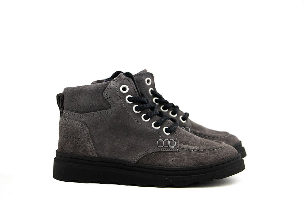 Nubikk Jonah Polar Fur JR Dark Grey Suede