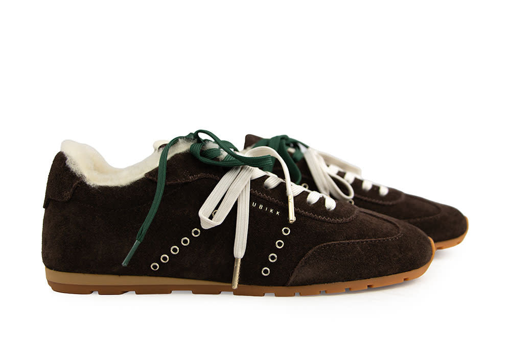 Nubikk Billy Lou Fur II Dark Brown Suede