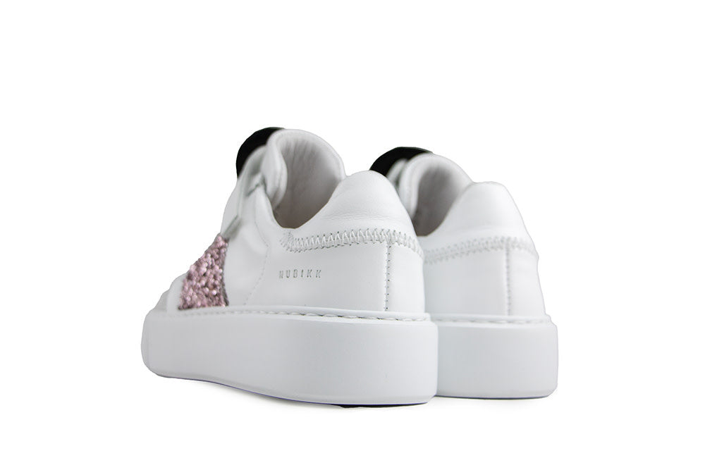 Nubikk Vince Wing K White Combi Glitter Pink