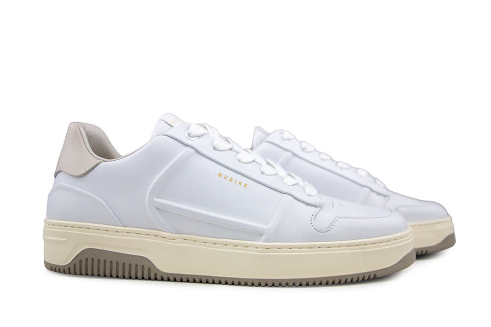 Nubikk Basket Cole White Leather Beige