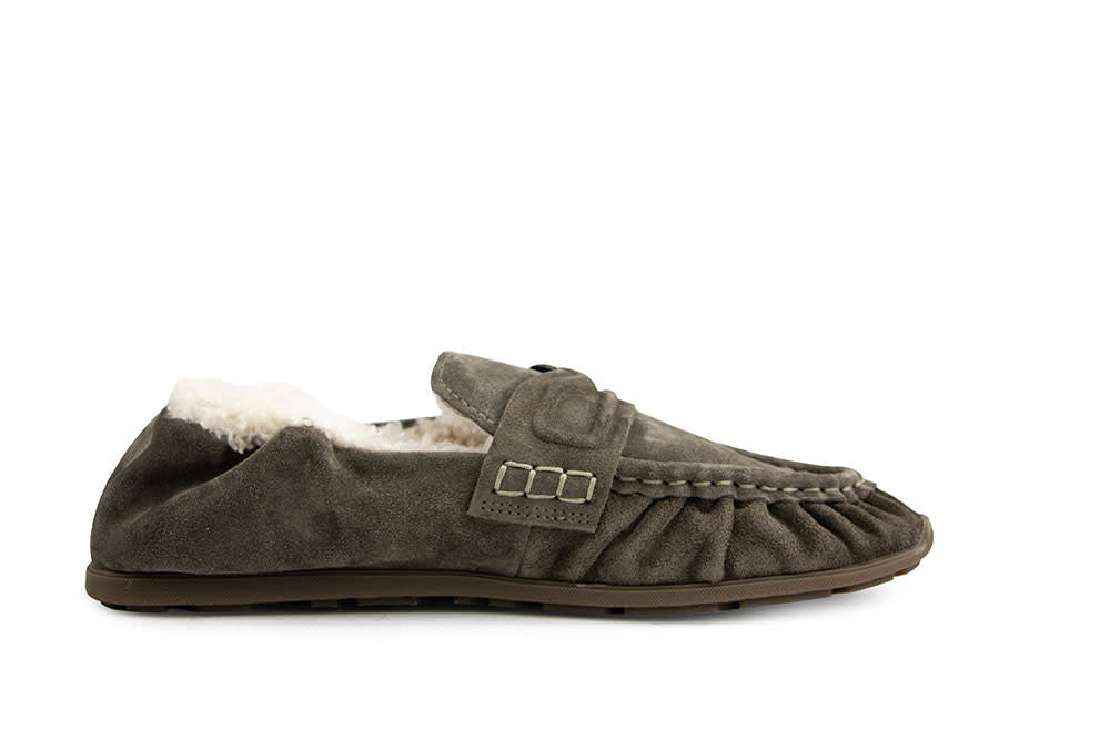 Nubikk Riley Mio Fur Dark Grey Suede