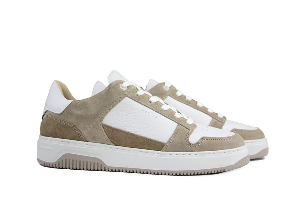 Nubikk Basket Court White Leather Mist