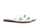 O My Sandals Slipper Blanco White