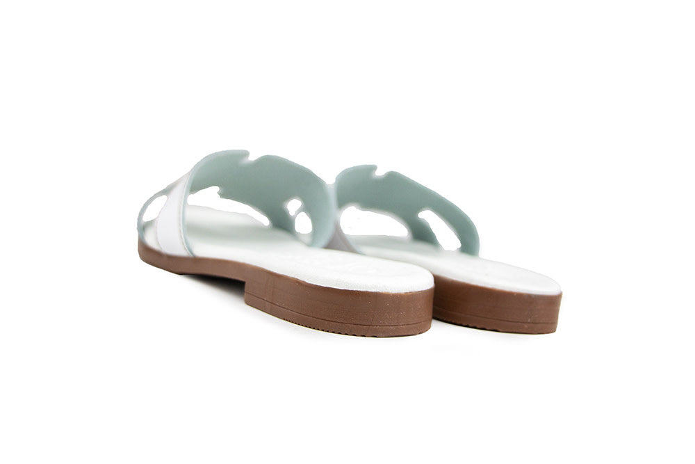 O My Sandals Slipper Blanco White
