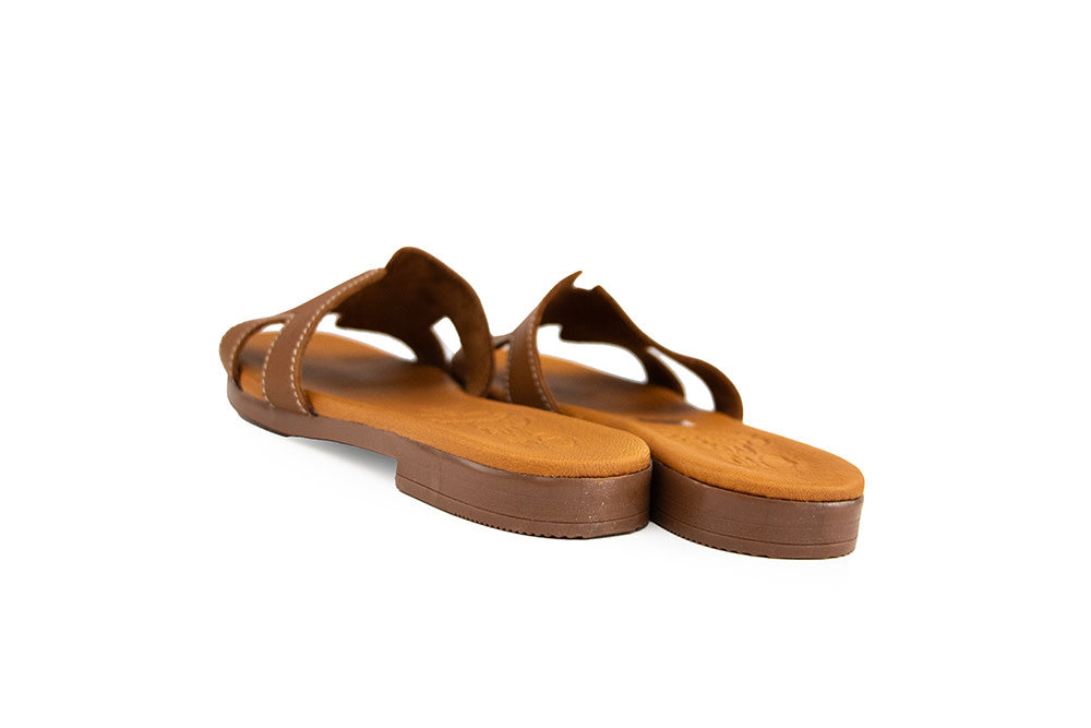 O My Sandals Slipper Vaqueta Roble