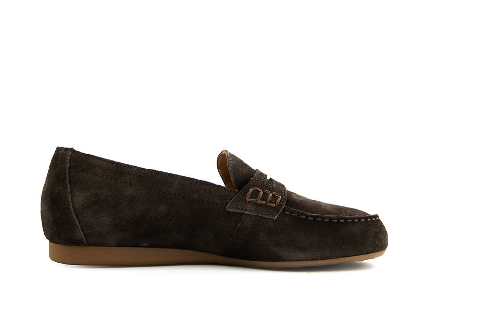 Paul Green Mocassin Loafer Braun Mocca Suede