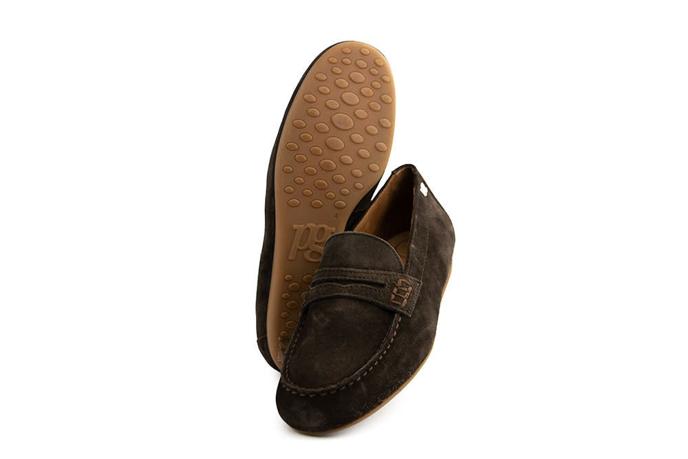 Paul Green Mocassin Loafer Braun Mocca Suede
