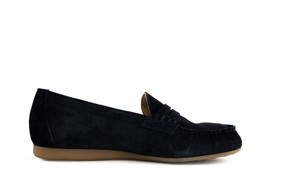 Paul Green Mocassin Loafer Blau Space Soft Suede