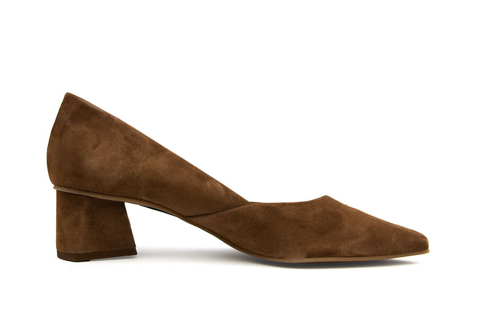 Paul Green Pump Braun Nut Samtziege