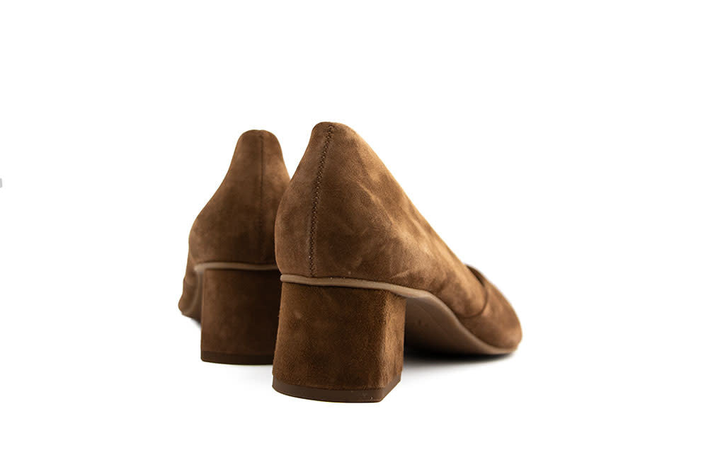 Paul Green Pump Braun Nut Samtziege