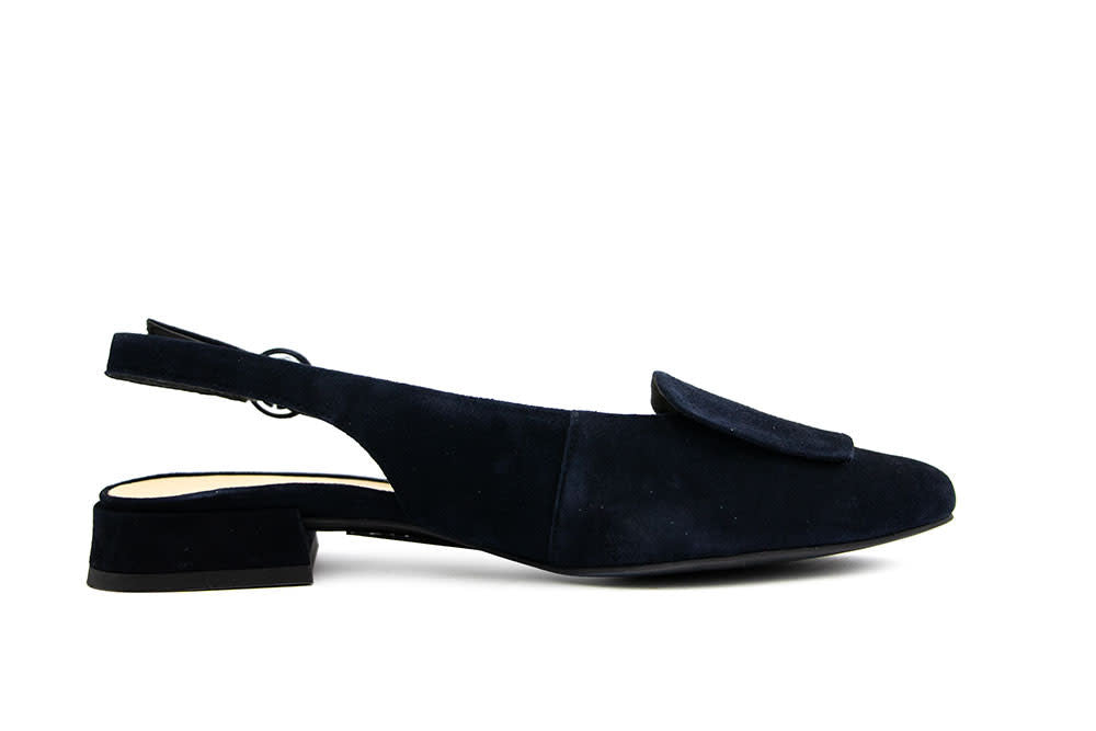 Paul Green Slingback Blau Samtziege