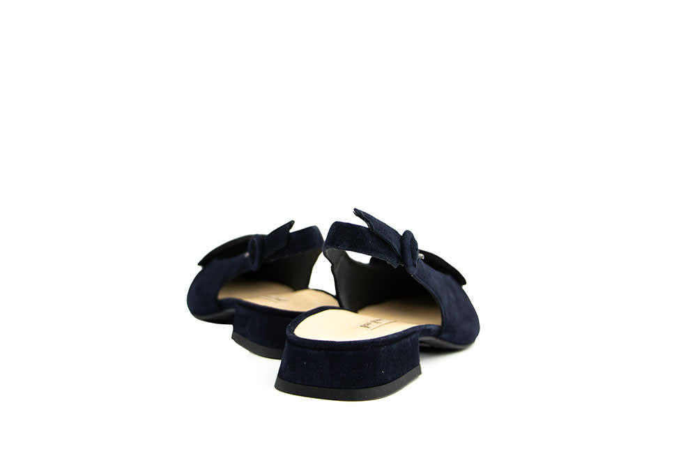 Paul Green Slingback Blau Samtziege