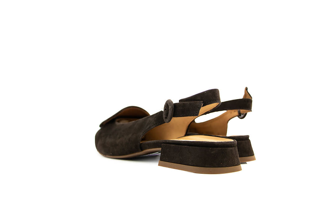 Paul Green Slingback Braun Moro Samtziege