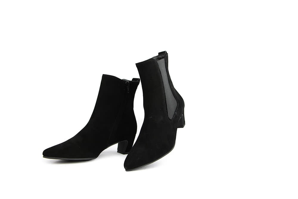 Paul Green Enkellaars Black Samtziege