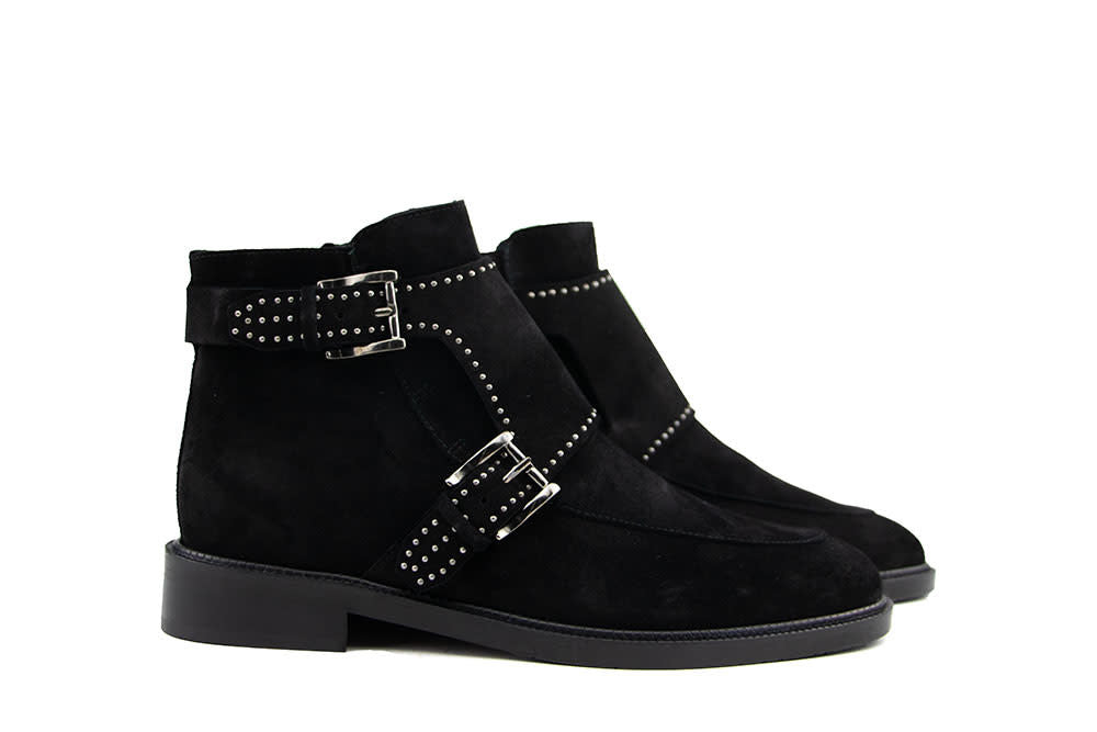 Pertini Enkellaars Black Faraon Studs