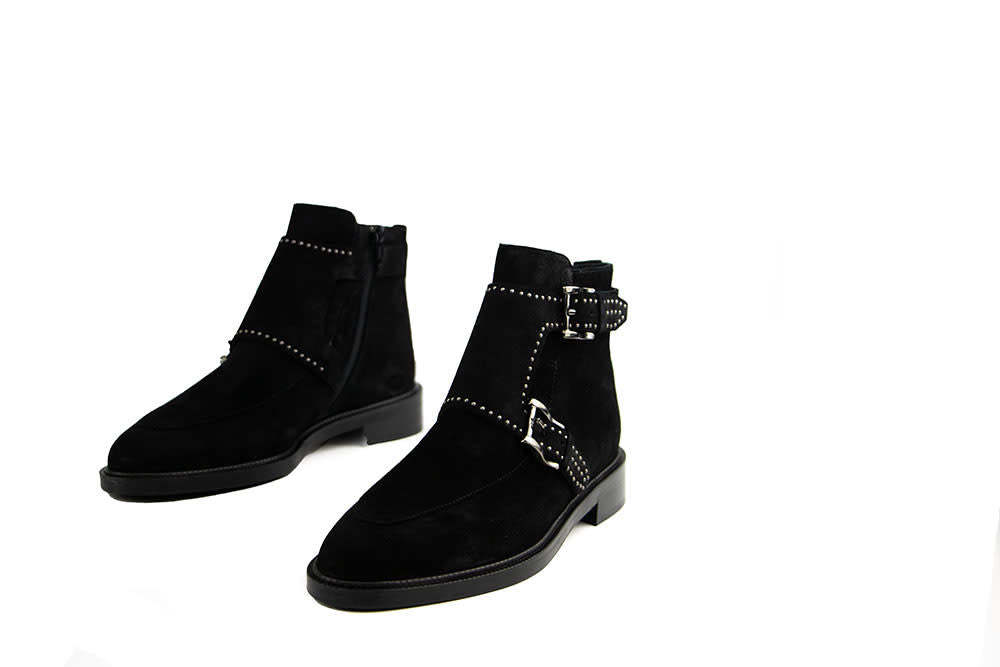 Pertini Enkellaars Black Faraon Studs