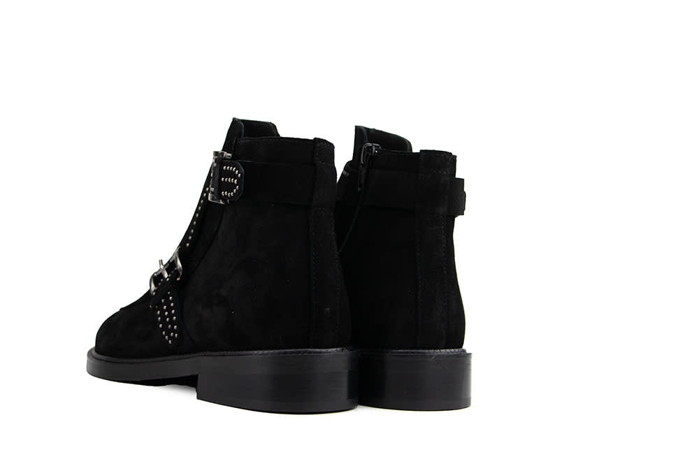 Pertini Enkellaars Black Faraon Studs