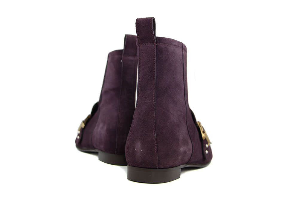 Pertini Enkellaars Studs Daino Prugna Kurenai Bourke