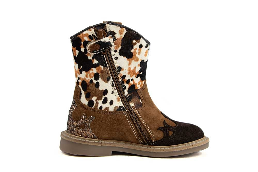 Pinocchio Western Laars Dark Brown Combi