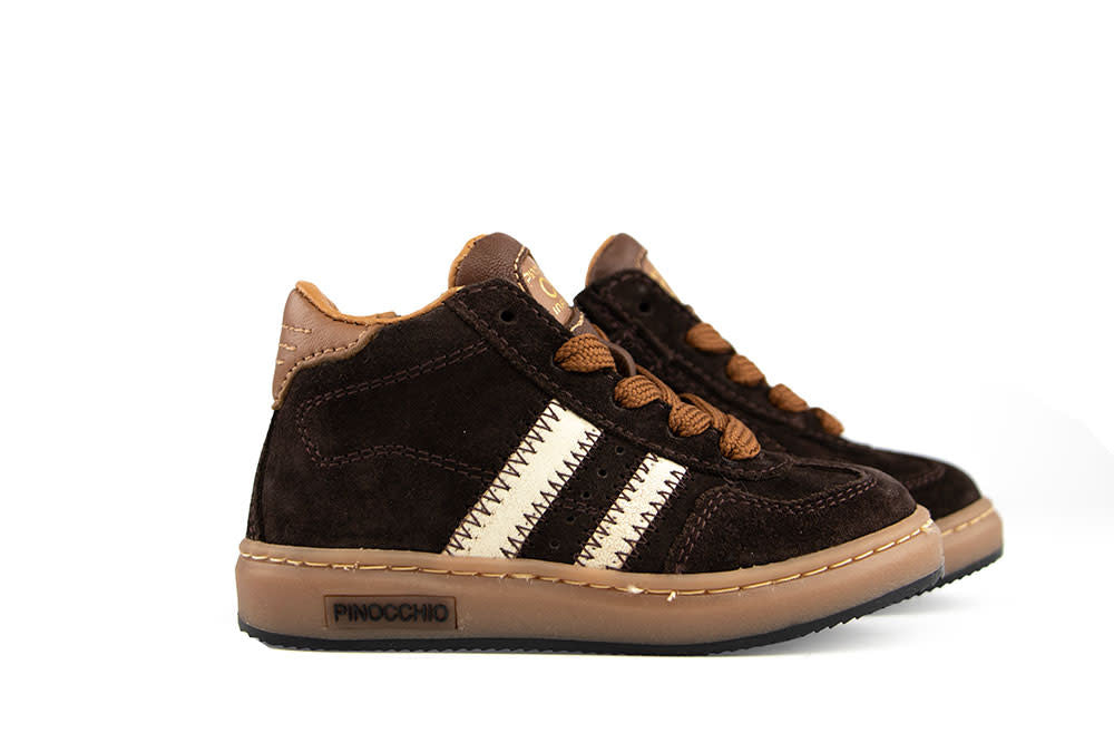 Pinocchio Hoge Sneaker Dark Brown