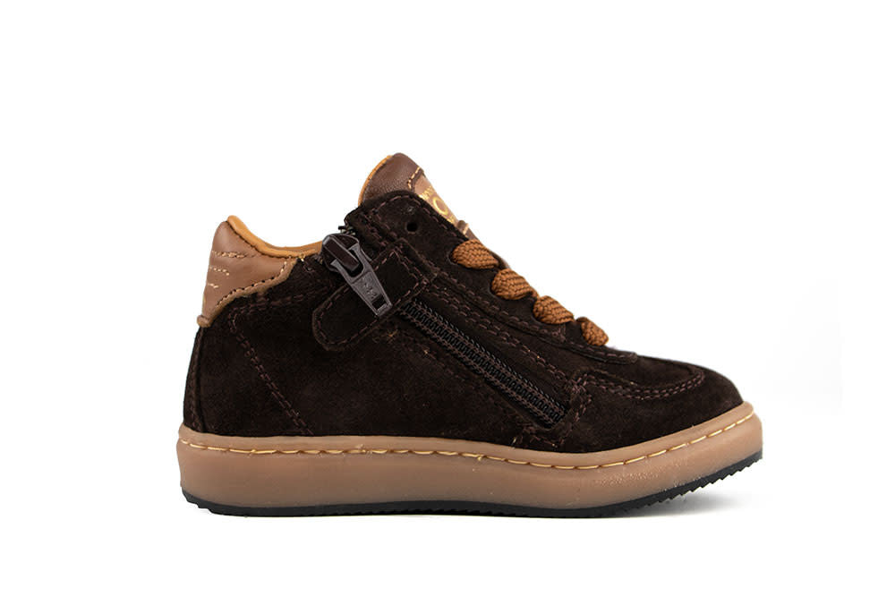 Pinocchio Hoge Sneaker Dark Brown