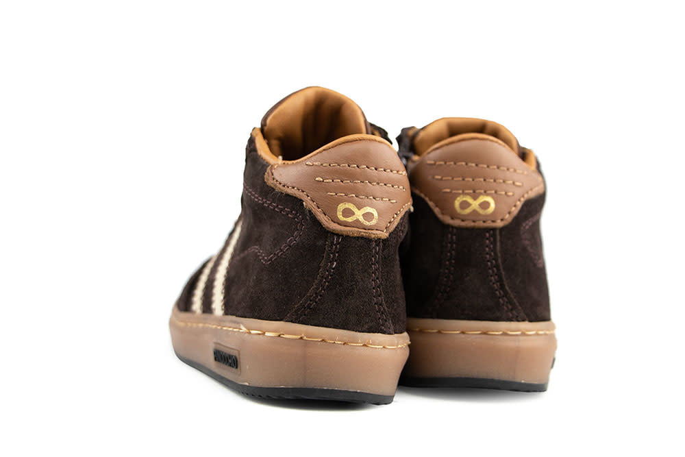 Pinocchio Hoge Sneaker Dark Brown
