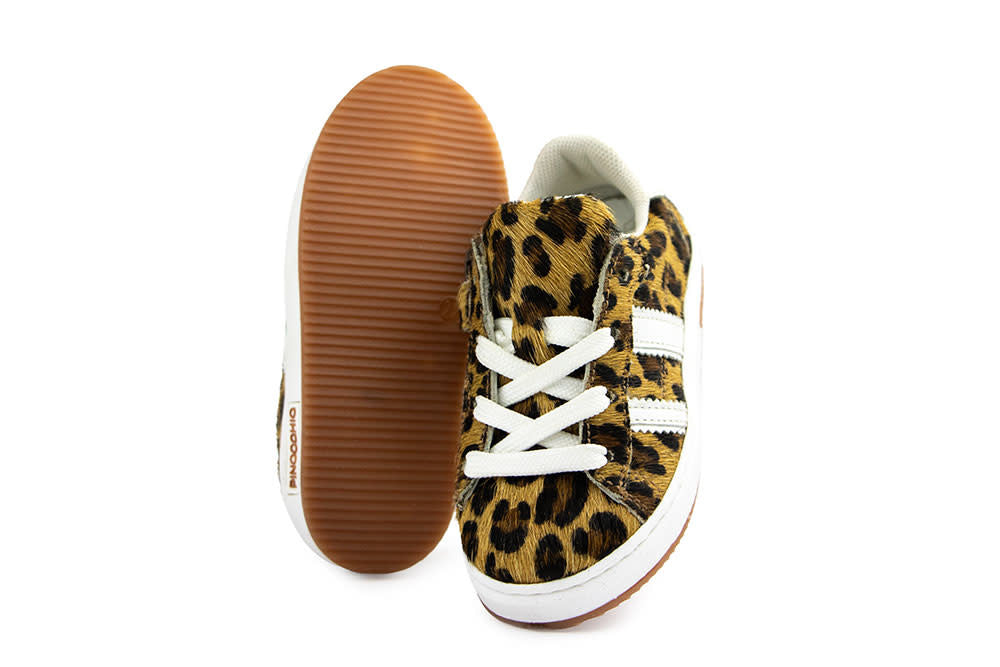 Pinocchio Sneaker Naturel Leopard Print