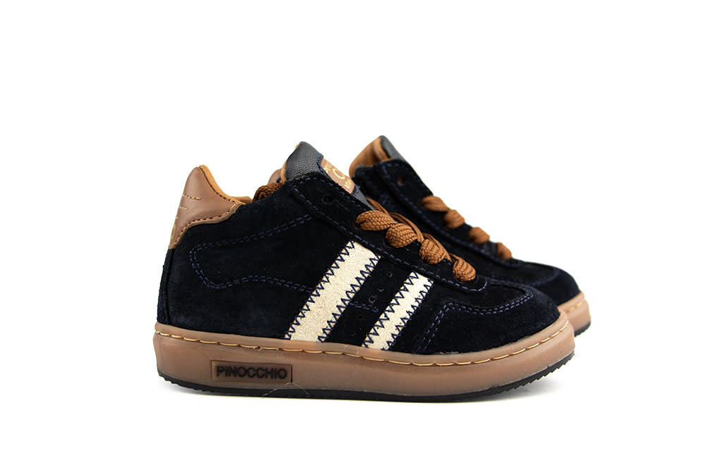 Pinocchio Hoge Sneaker Dark Blue Combi