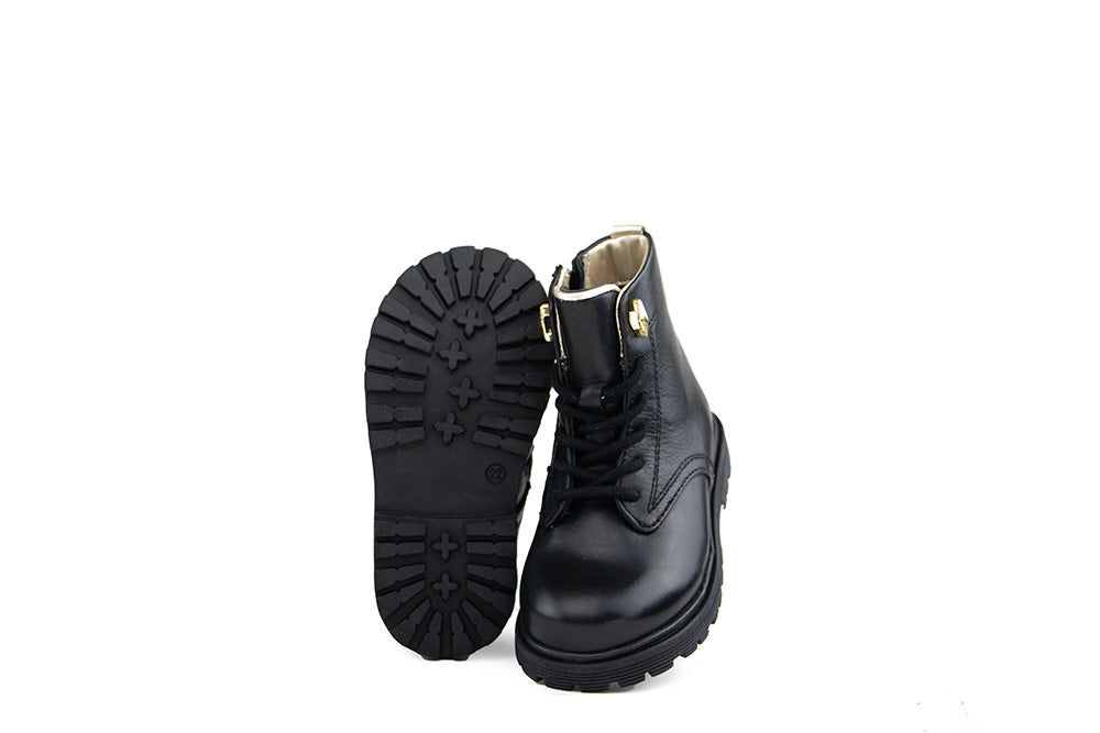 Pinocchio Veterboot Zwart Goud