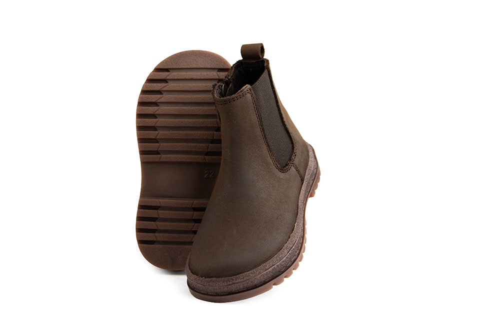Pinocchio Chelsea Boot Dark Brown Combi