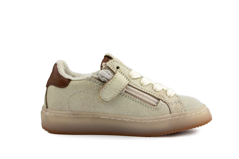 Pinocchio Sneaker Beige Cognac Combi